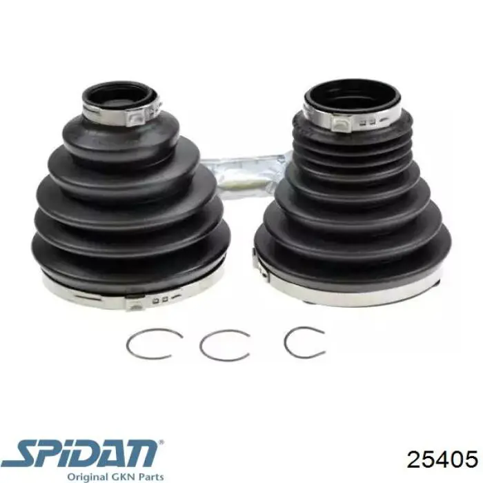 Bota de proteção externa de junta homocinética do semieixo dianteiro GKN-Spidan 25405 preço, a partir de 25,74 USD
