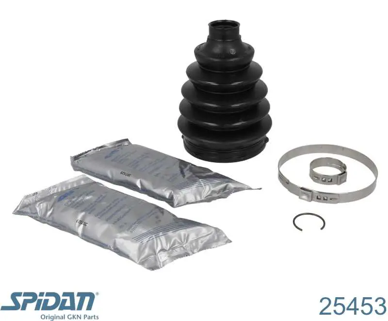 25453 GKN-Spidan Bota de proteção externa de junta homocinética do semieixo dianteiro