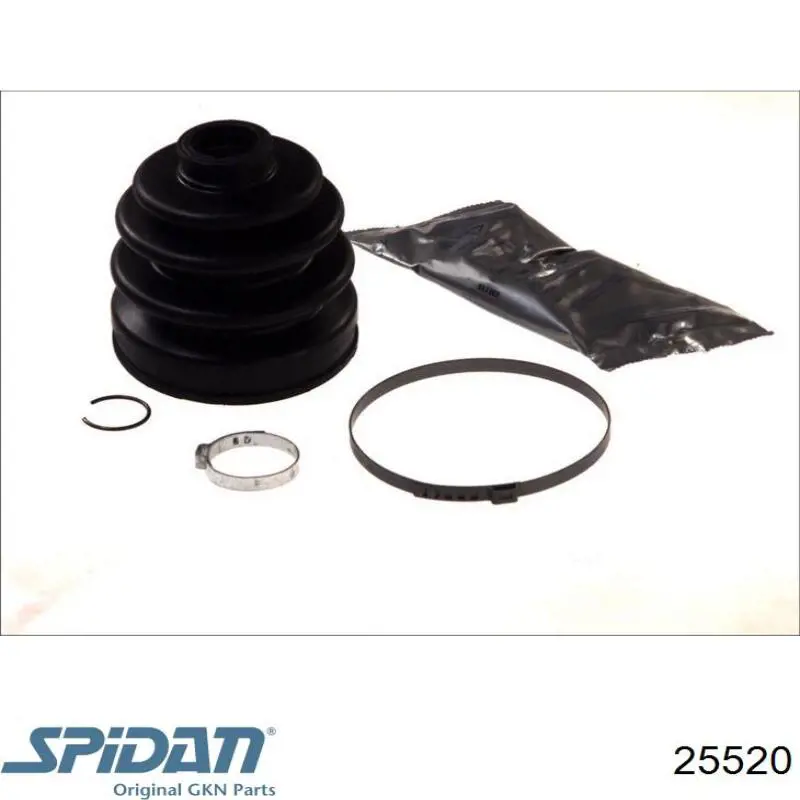Bota de proteção externa de junta homocinética do semieixo dianteiro GKN-Spidan 25520 preço, a partir de 13,34 USD