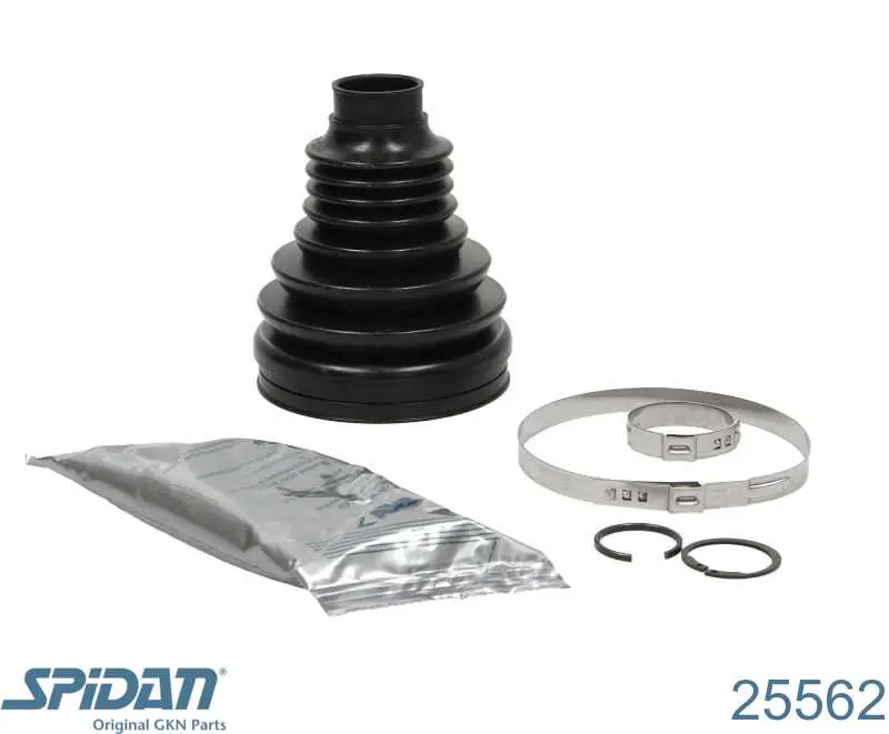 Bota de proteção interna de junta homocinética do semieixo dianteiro GKN-Spidan 25562 preço, a partir de 17,71 USD