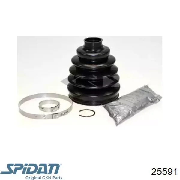 Compre 25591 GKN-Spidan Bota de proteção externa de junta homocinética do semieixo dianteiro