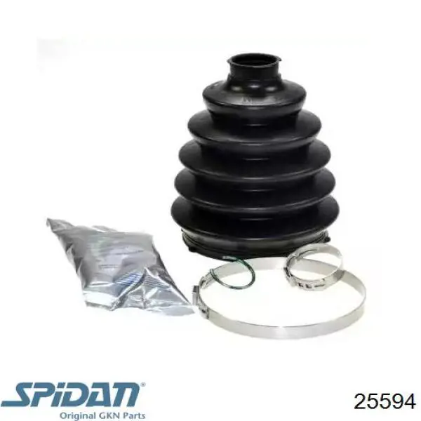 Bota de proteção externa de junta homocinética do semieixo dianteiro GKN-Spidan 25594 preço, a partir de 13,44 USD