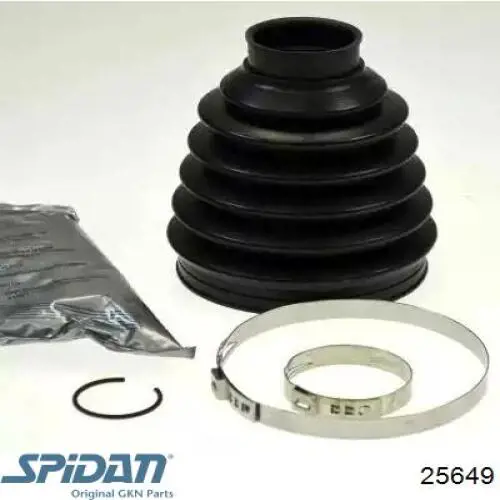 25649 GKN-Spidan Bota de proteção externa de junta homocinética do semieixo dianteiro