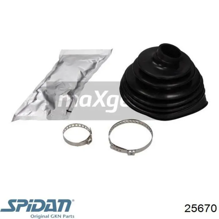 Compre 25670 GKN-Spidan Bota de proteção externa de junta homocinética do semieixo dianteiro