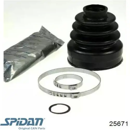 Bota de proteção interna de junta homocinética do semieixo dianteiro GKN-Spidan 25671 preço, a partir de 14,94 USD