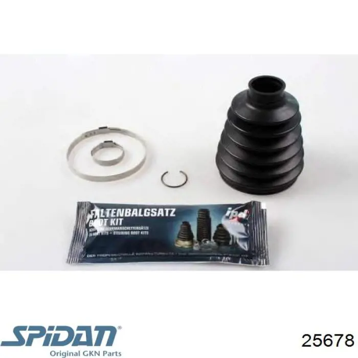 Bota de proteção externa de junta homocinética do semieixo dianteiro GKN-Spidan 25678 preço, a partir de 24,65 USD