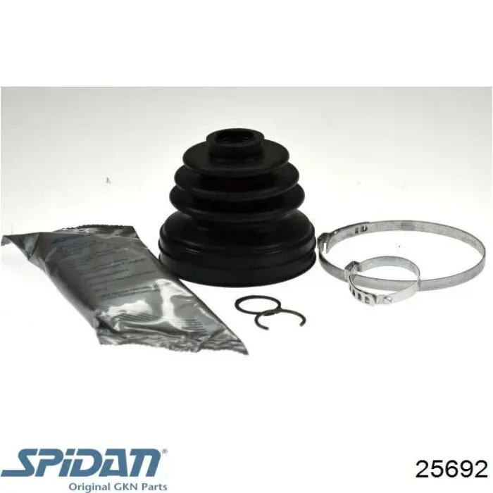 Bota de proteção interna de junta homocinética do semieixo dianteiro GKN-Spidan 25692 preço, a partir de 9,79 USD