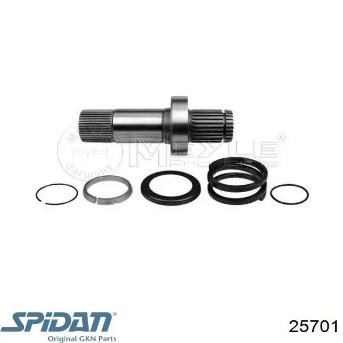 Veio de acionamento do semieixo intermédio GKN-Spidan 25701 preço, a partir de 61,92 USD