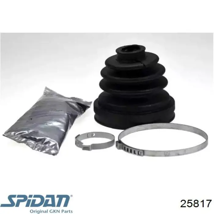 Bota de proteção interna de junta homocinética do semieixo dianteiro GKN-Spidan 25817 preço, a partir de 19,99 USD
