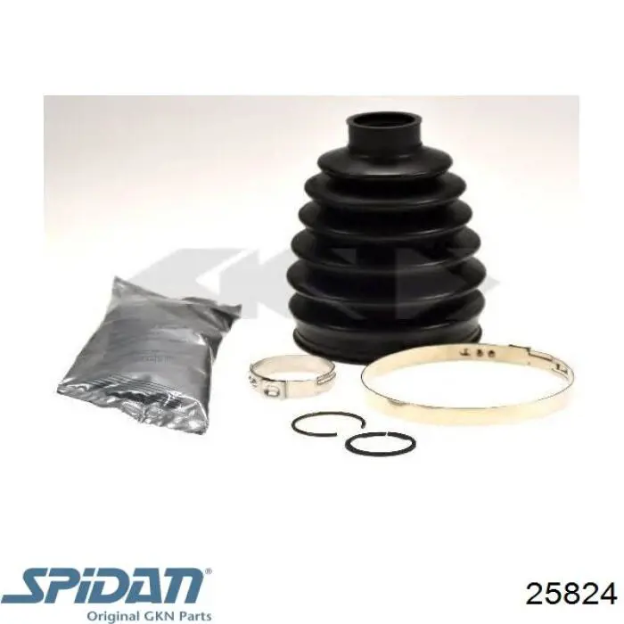 25824 GKN-Spidan Bota de proteção externa de junta homocinética do semieixo dianteiro