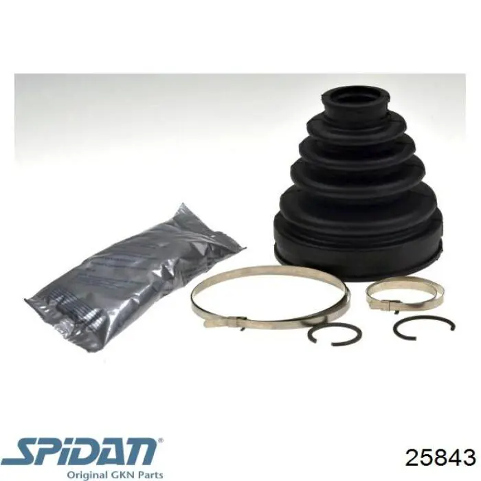 Bota de proteção interna direita de junta homocinética do semieixo dianteiro GKN-Spidan 25843 preço, a partir de 33,61 USD