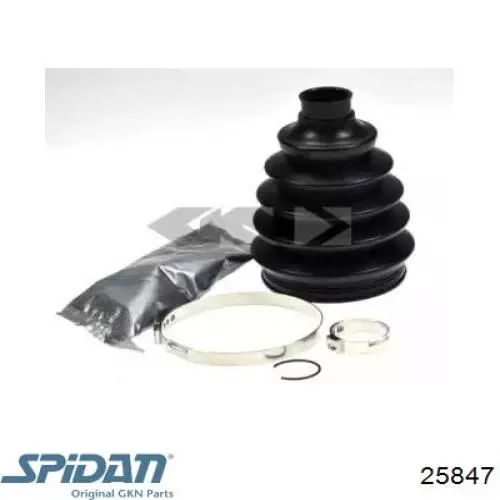 25847 GKN-Spidan Bota de proteção interna de junta homocinética do semieixo dianteiro