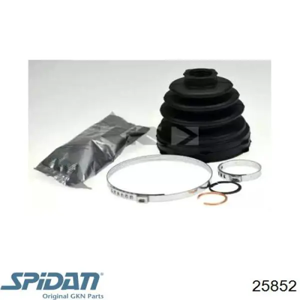 Bota de proteção interna de junta homocinética do semieixo dianteiro GKN-Spidan 25852 preço, a partir de 16,29 USD