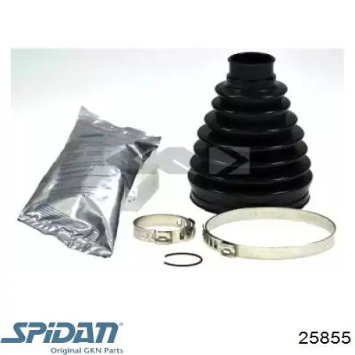 25855 GKN-Spidan Bota de proteção externa de junta homocinética do semieixo dianteiro