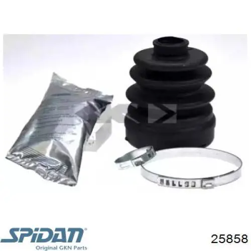 Bota de proteção interna esquerda de junta homocinética do semieixo dianteiro GKN-Spidan 25858 preço, a partir de 30,86 USD