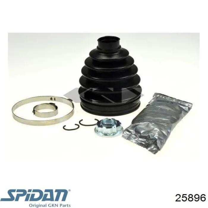 25896 GKN-Spidan Bota de proteção externa de junta homocinética do semieixo dianteiro