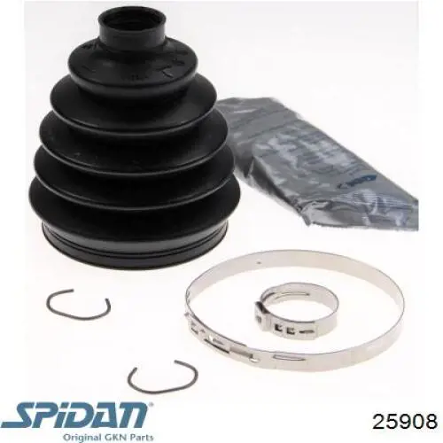 25908 GKN-Spidan Bota de proteção externa de junta homocinética do semieixo dianteiro