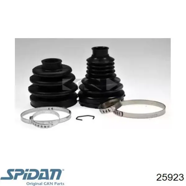 Bota de proteção externa de junta homocinética do semieixo traseiro GKN-Spidan 25923 preço, a partir de 8,24 USD