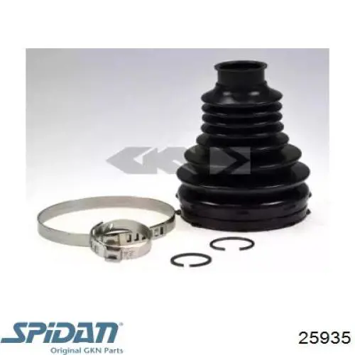 Bota de proteção interna esquerda de junta homocinética do semieixo dianteiro GKN-Spidan 25935 preço, a partir de 31,96 USD