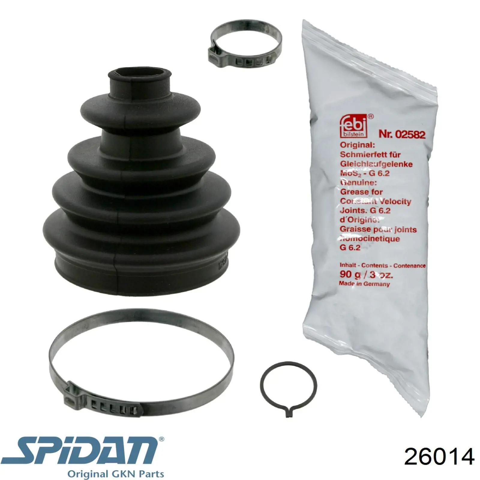 Compre 26014 GKN-Spidan Bota de proteção externa de junta homocinética do semieixo dianteiro