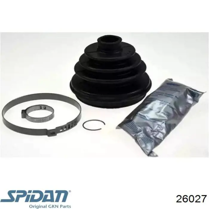 Bota de proteção externa de junta homocinética do semieixo dianteiro GKN-Spidan 26027 preço, a partir de 8,77 USD