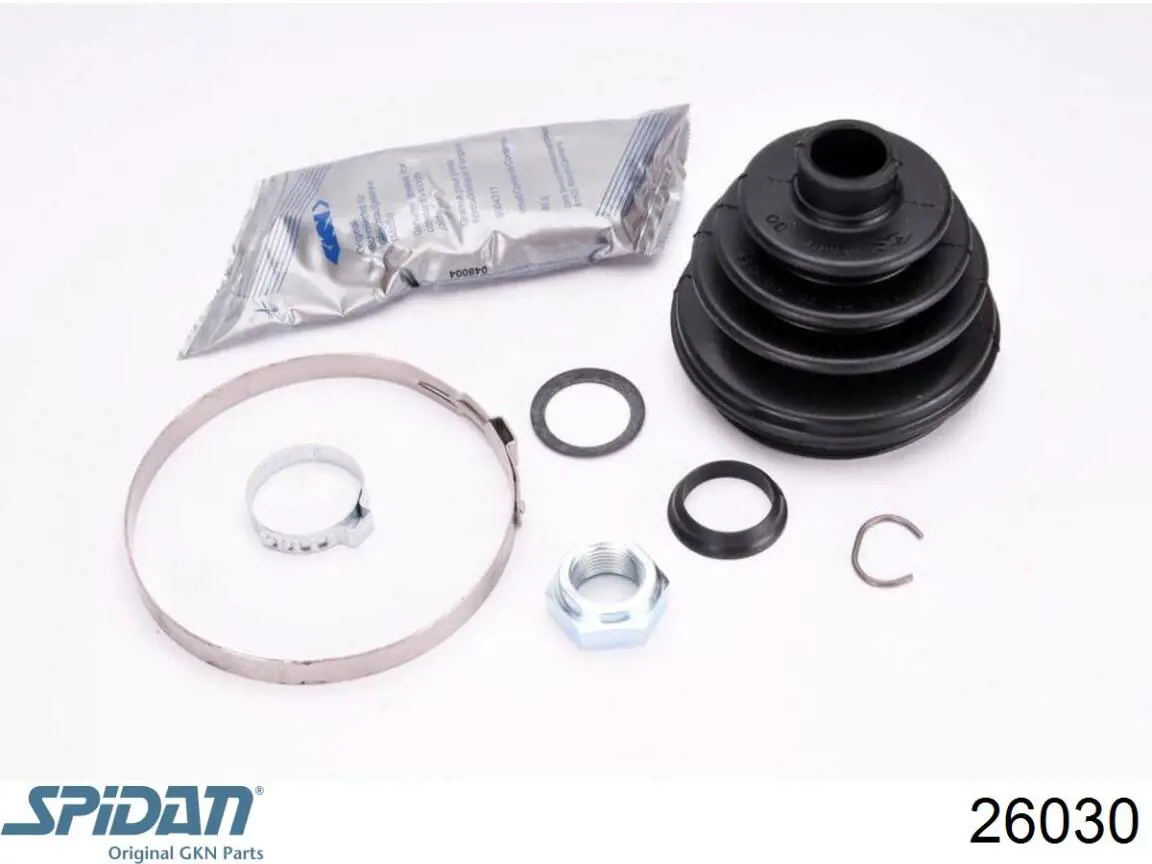 Bota de proteção externa de junta homocinética do semieixo dianteiro GKN-Spidan 26030 preço, a partir de 10,82 USD