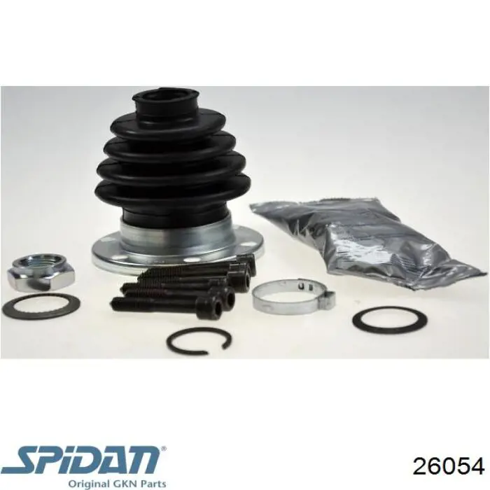 Bota de proteção interna de junta homocinética do semieixo dianteiro GKN-Spidan 26054 preço, a partir de 18,02 USD