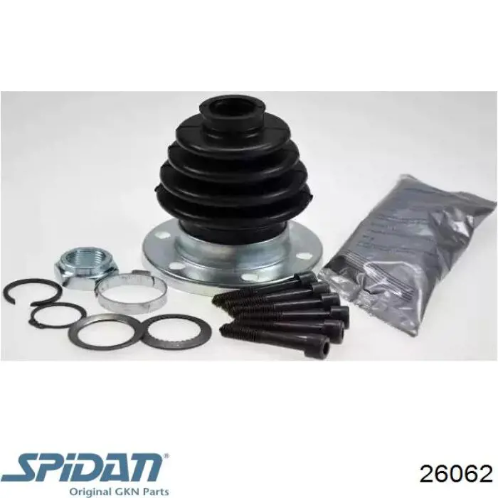 Bota de proteção interna de junta homocinética do semieixo dianteiro GKN-Spidan 26062 preço, a partir de 15,99 USD