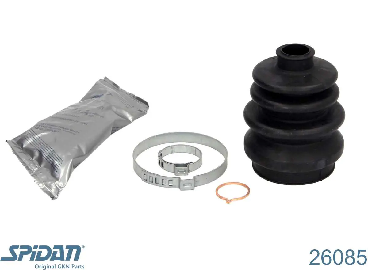 Bota de proteção interna de junta homocinética do semieixo dianteiro GKN-Spidan 26085 preço, a partir de 6,27 USD