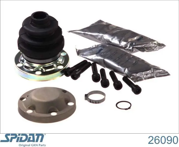 Bota de proteção externa de junta homocinética do semieixo traseiro GKN-Spidan 26090 preço, a partir de 6,27 USD