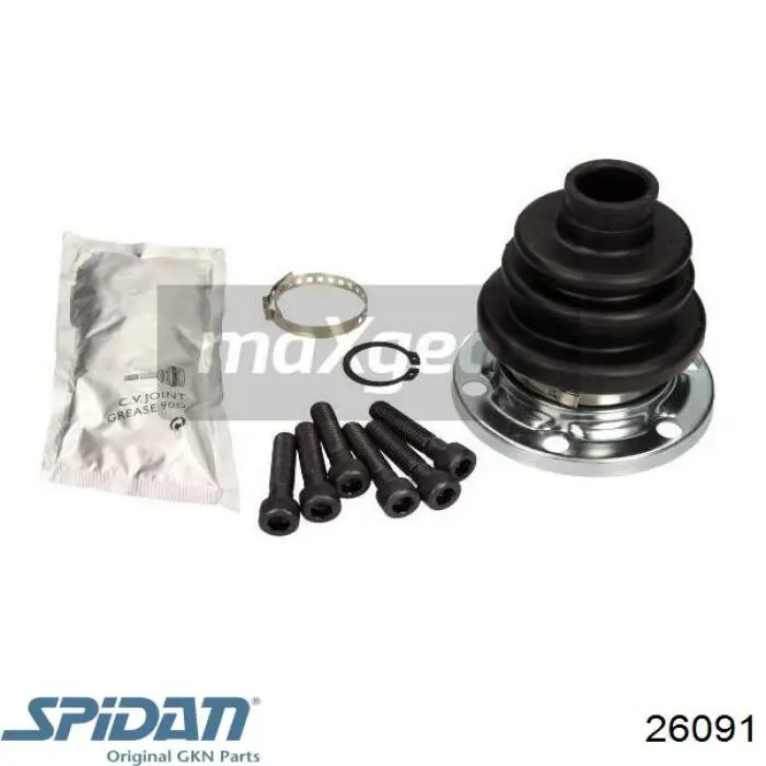 Compre 26091 GKN-Spidan Bota de proteção interna de junta homocinética do semieixo traseiro