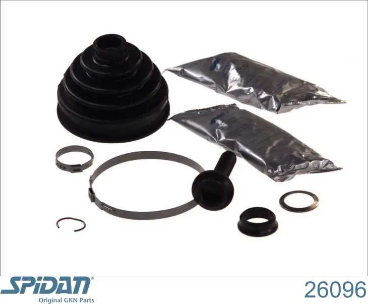 Compre 26096 GKN-Spidan Bota de proteção externa de junta homocinética do semieixo dianteiro