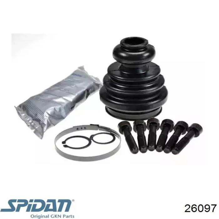 Bota de proteção interna de junta homocinética do semieixo dianteiro GKN-Spidan 26097 preço, a partir de 14,15 USD