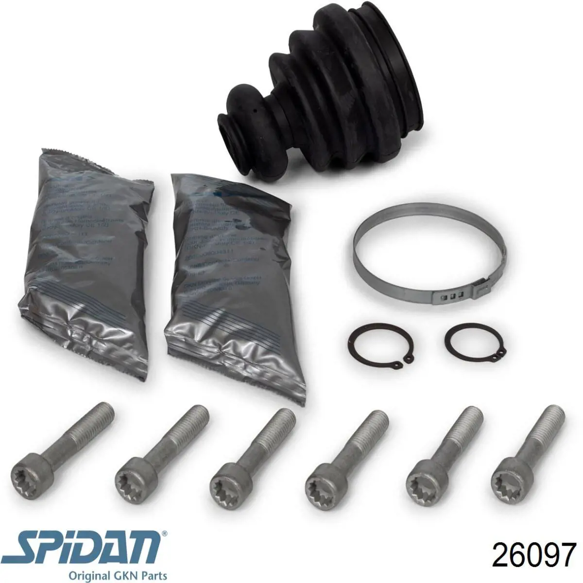 Compre 26097 GKN-Spidan Bota de proteção interna de junta homocinética do semieixo dianteiro