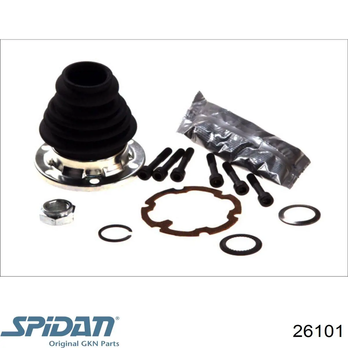 Compre 26101 GKN-Spidan Bota de proteção interna direita de junta homocinética do semieixo dianteiro