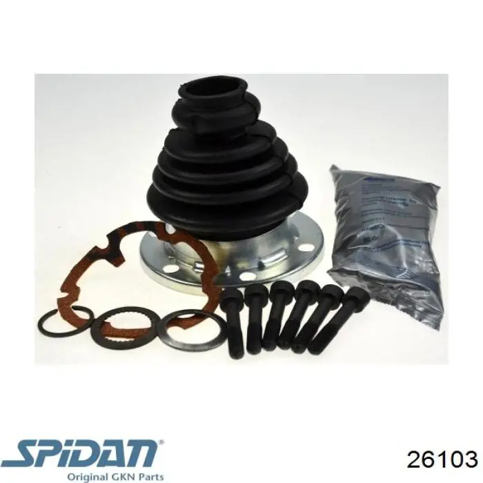 Bota de proteção interna de junta homocinética do semieixo dianteiro GKN-Spidan 26103 preço, a partir de 21,82 USD