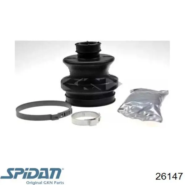 Bota de proteção externa de junta homocinética do semieixo dianteiro Mercedes S  W126