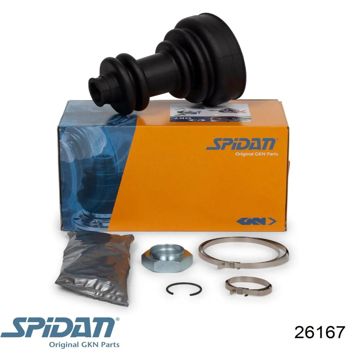 Compre 26167 GKN-Spidan Bota de proteção externa de junta homocinética do semieixo dianteiro