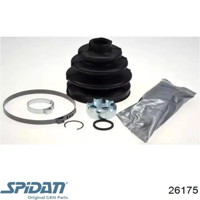 Bota de proteção externa de junta homocinética do semieixo dianteiro GKN-Spidan 26175 preço, a partir de 11,71 USD