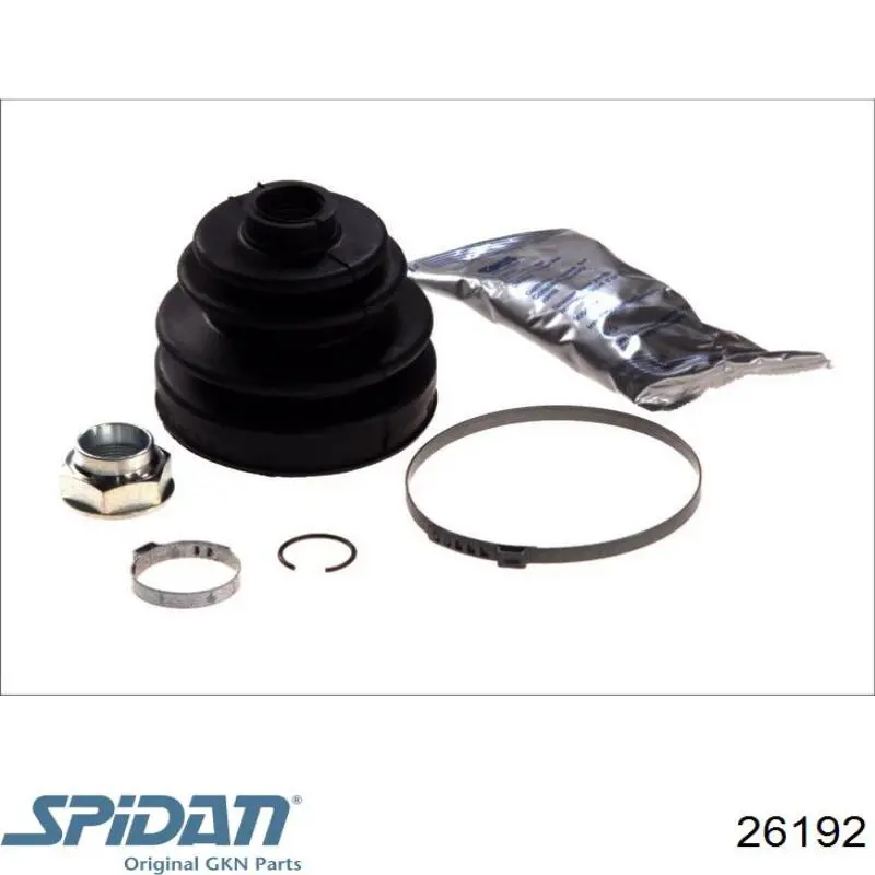 Bota de proteção externa de junta homocinética do semieixo dianteiro GKN-Spidan 26192 preço, a partir de 11,40 USD