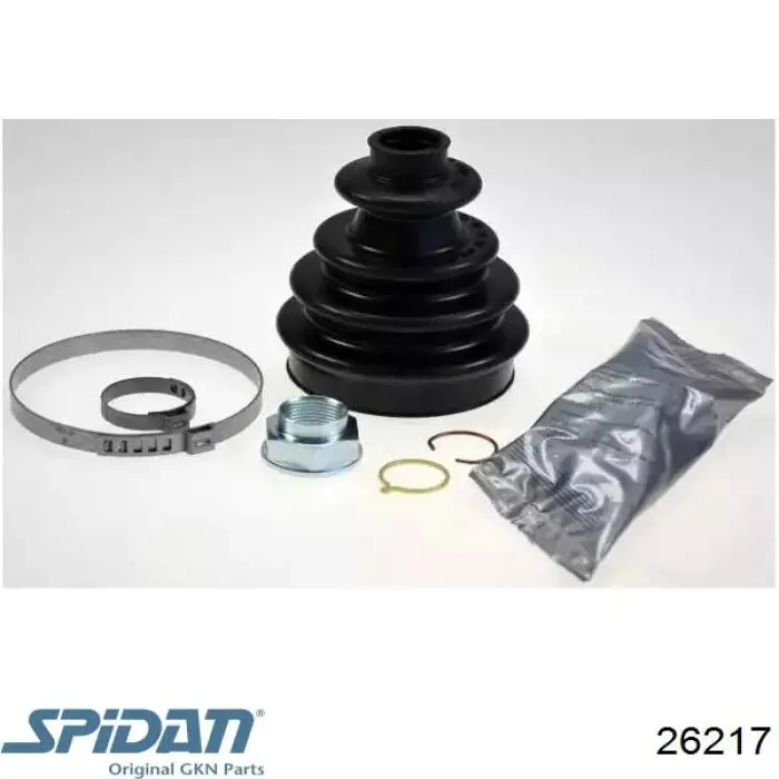 Bota de proteção externa de junta homocinética do semieixo dianteiro GKN-Spidan 26217 preço, a partir de 4,48 USD
