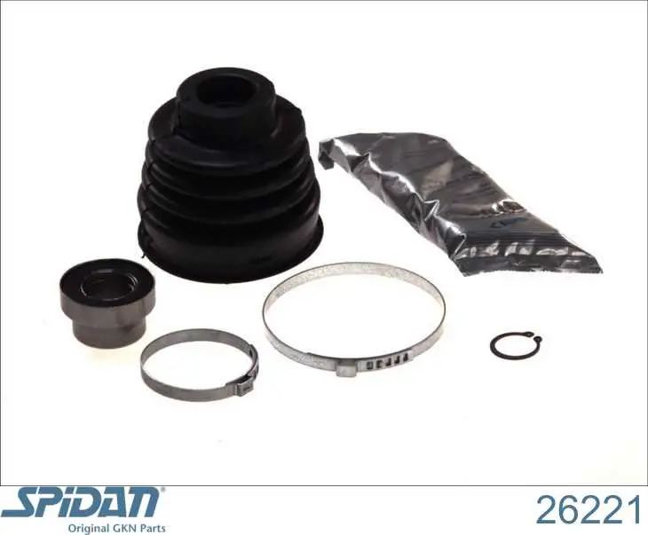 Bota de proteção interna de junta homocinética do semieixo dianteiro GKN-Spidan 26221 preço, a partir de 2,61 USD