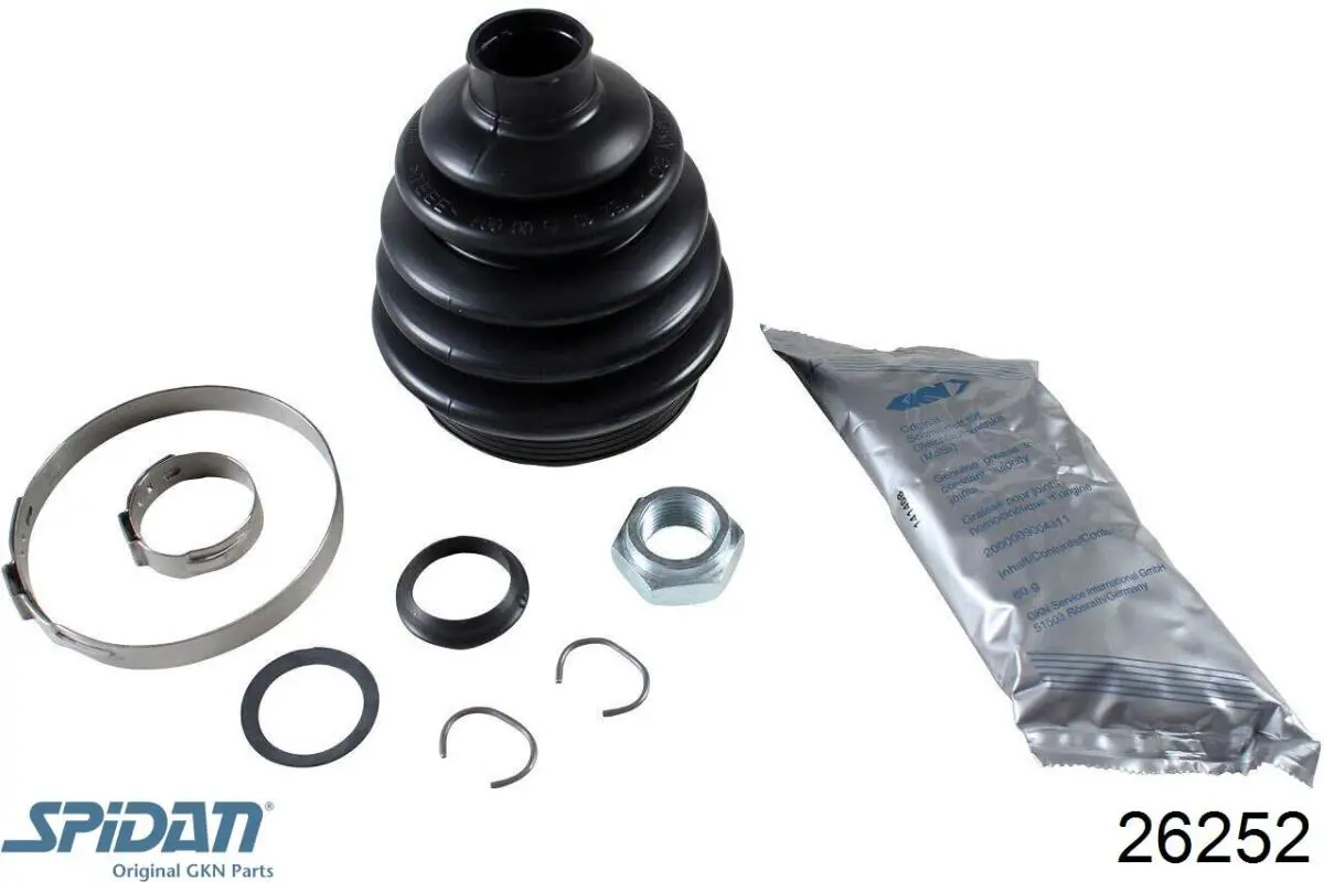 Compre 26252 GKN-Spidan Bota de proteção externa de junta homocinética do semieixo dianteiro