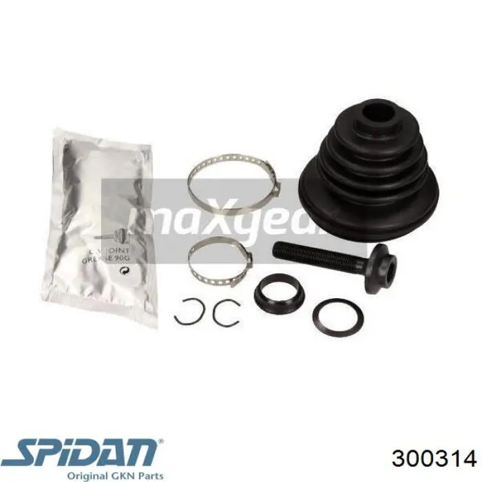 300314 GKN-Spidan Bota de proteção externa de junta homocinética do semieixo dianteiro