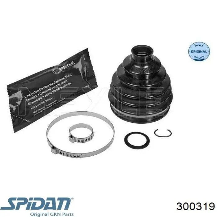 Bota de proteção externa de junta homocinética do semieixo dianteiro GKN-Spidan 300319 preço, a partir de 10,22 USD