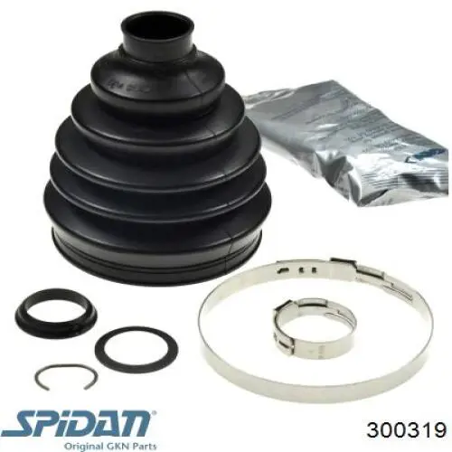 Compre 300319 GKN-Spidan Bota de proteção externa de junta homocinética do semieixo dianteiro
