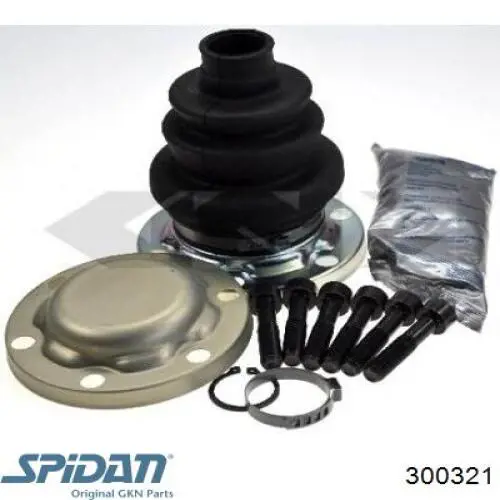 Bota de proteção externa de junta homocinética do semieixo dianteiro GKN-Spidan 300321