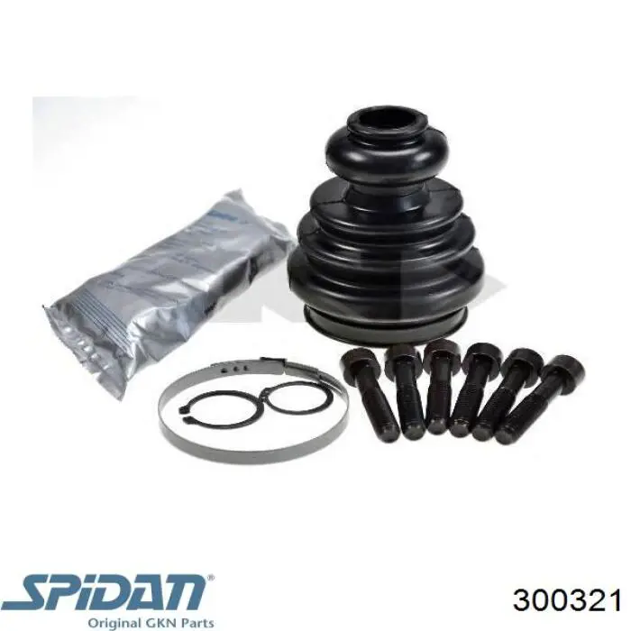 300321 GKN-Spidan Bota de proteção externa de junta homocinética do semieixo dianteiro
