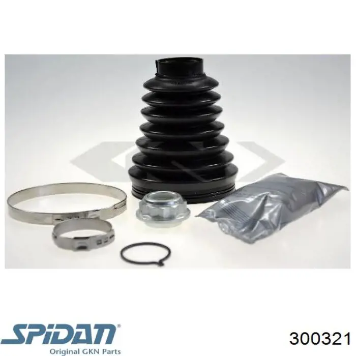 Compre 300321 GKN-Spidan Bota de proteção externa de junta homocinética do semieixo dianteiro