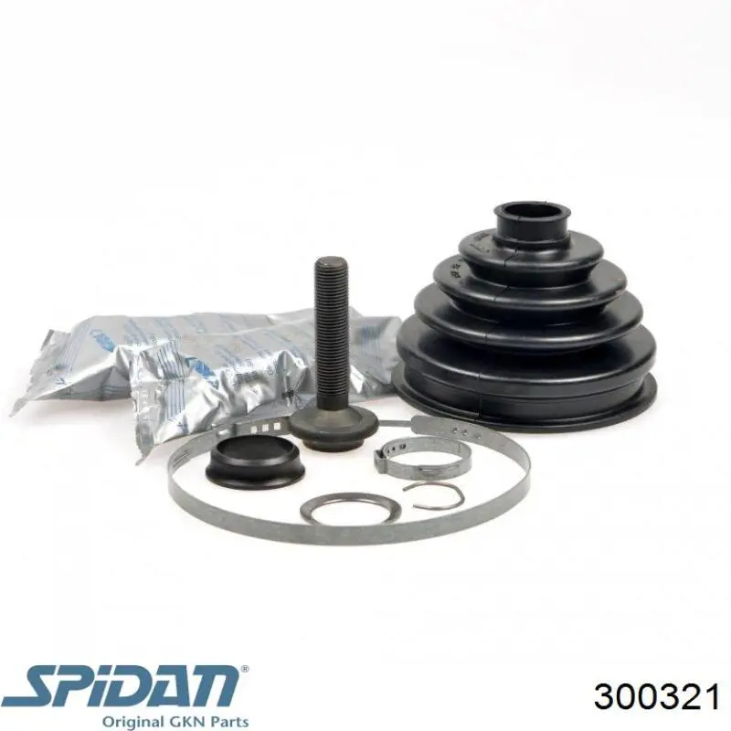 Bota de proteção externa de junta homocinética do semieixo dianteiro 300321 GKN-Spidan